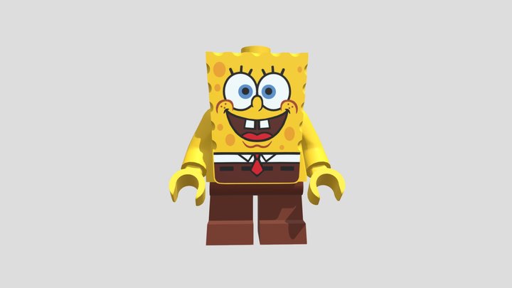 lego spongebob 3D Model