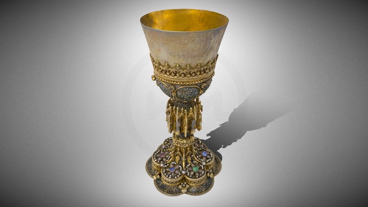 Gothic chalice 3D Model