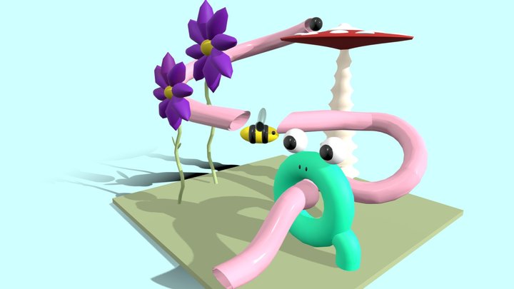 Walters_Alia_0035800443_wk4_MarbleMadness 3D Model