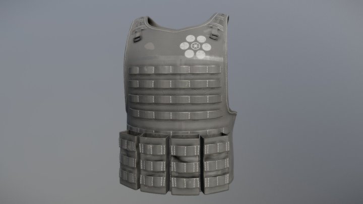 Tactical Vest 3D Model