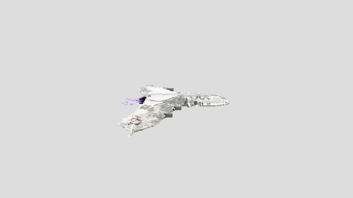 Galactic Ship 3D Model