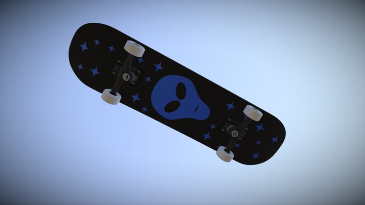 Skateboard Challenge 3D Model