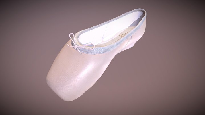 Bloch Full Ballet Shoe 3D Model