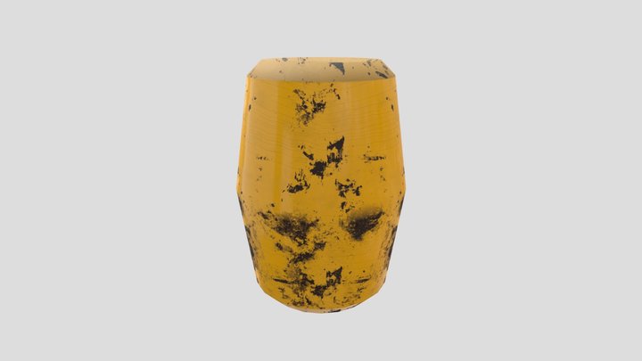 Golden Barrel 3D Model
