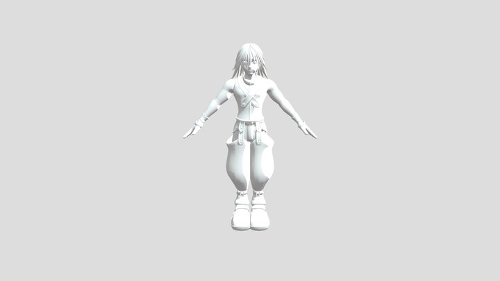 KH1 Riku 3D Model