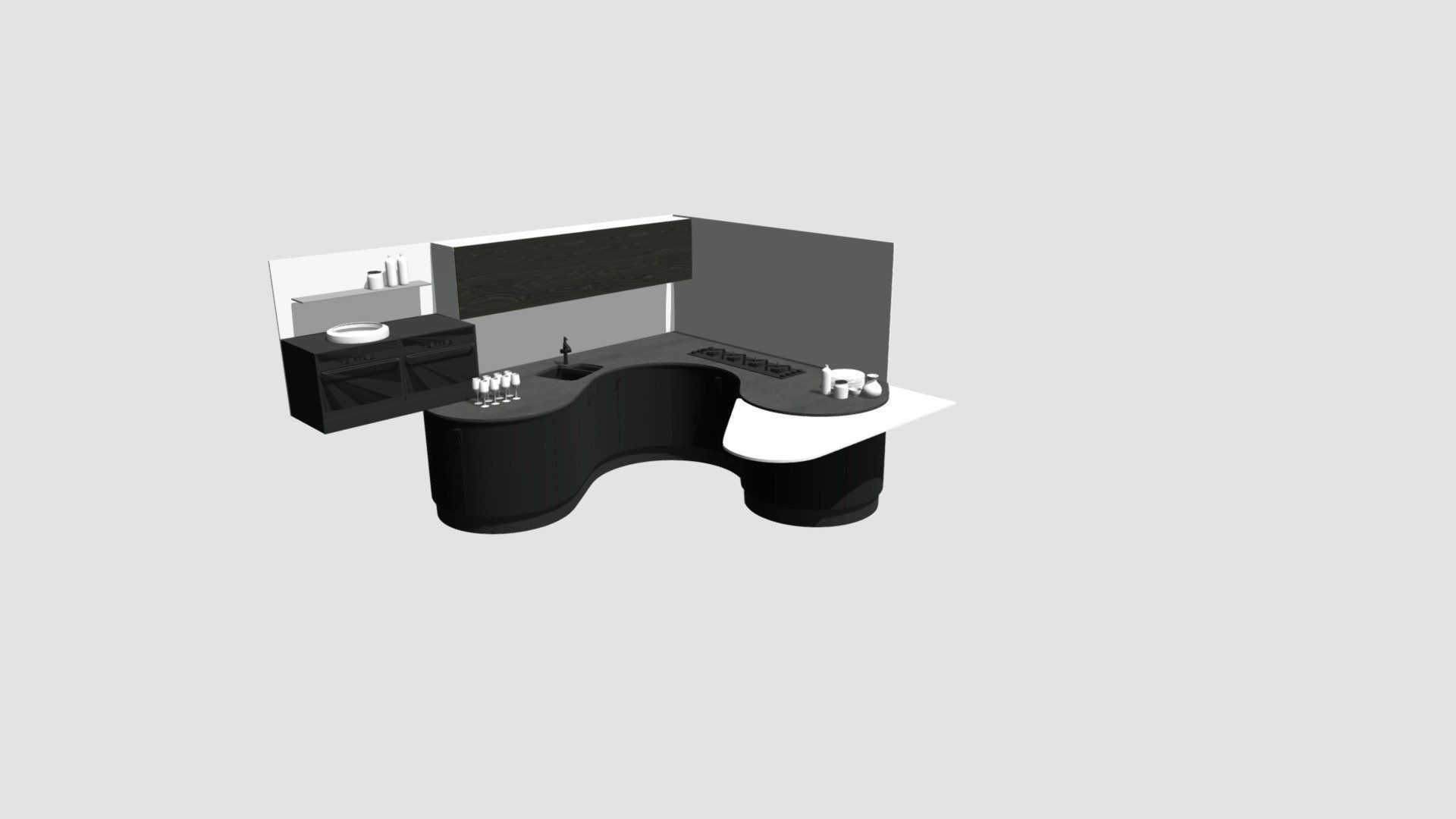 kitchen - Buy Royalty Free 3D model by Evermotion [3a749f2] - Sketchfab ...