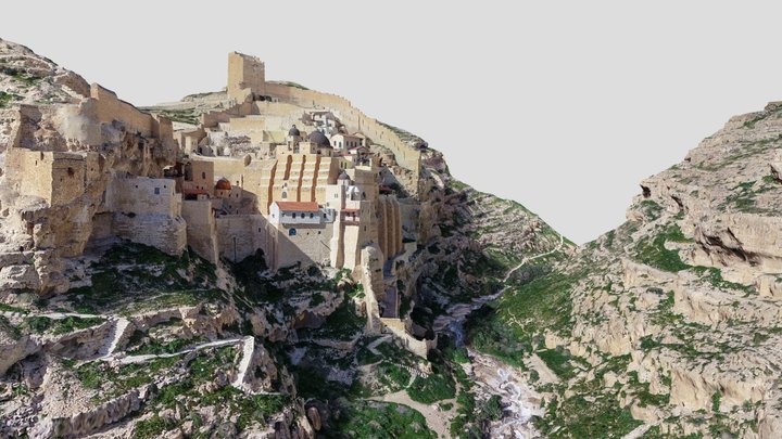 Mar Saba monastery - מנזר מרסבא 3D Model