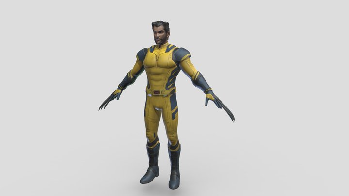 Wolverine | Rigged | Deadpool & Wolverine 3D Model