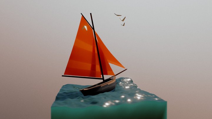 HASTY THE LITTLE BOAT 3D Model