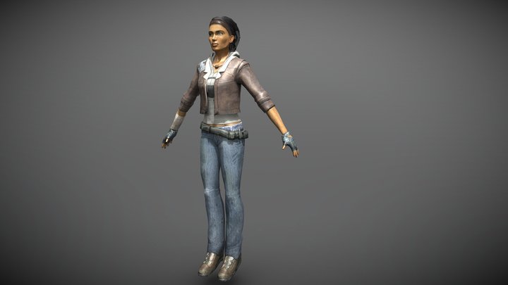 Half Life Alyx: Gman 3d Model