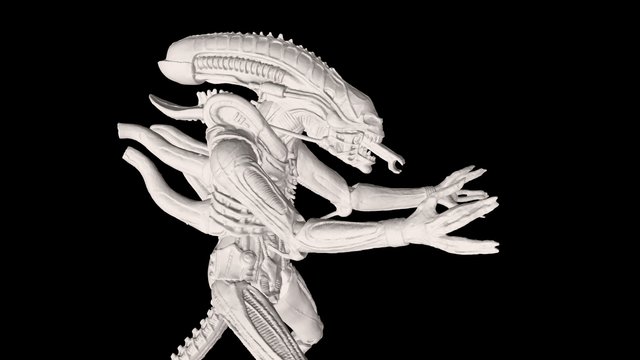 Alien Scan 900K - RAW 3D Model