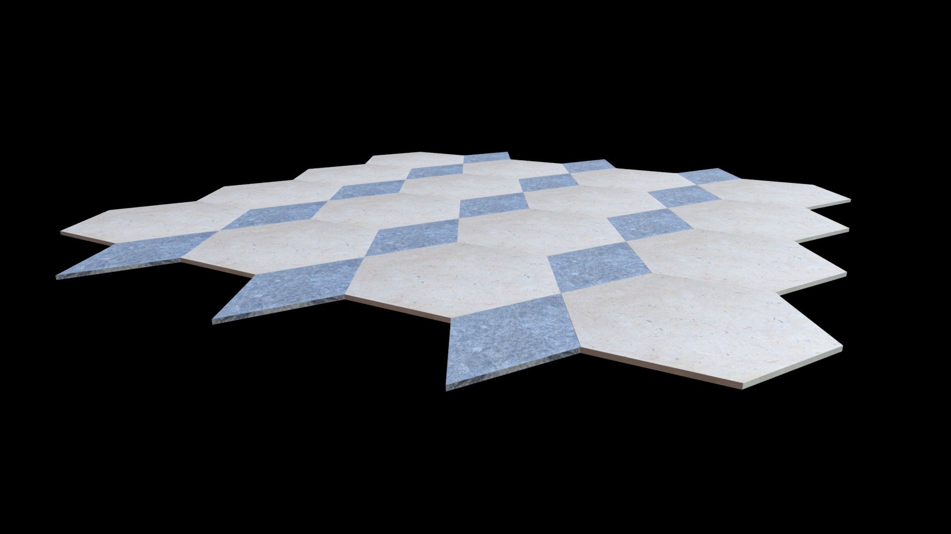 Dallage_ Hexagone — Sketchfab embed 3D viewer