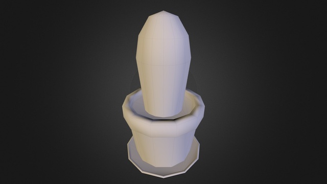LowPolyCactus 3D Model