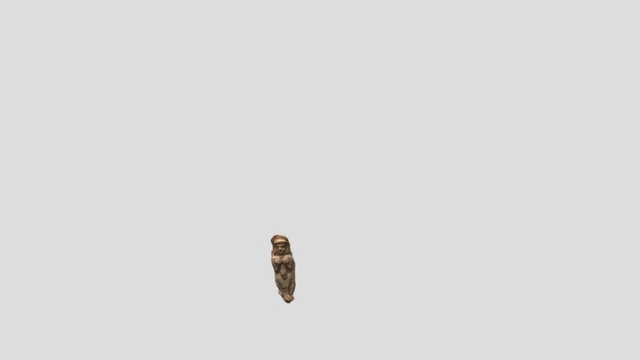 Figurina femminile da Tell Muhammad 3D Model