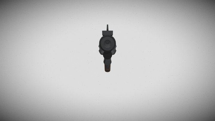 Revolver 3D model 3D Model