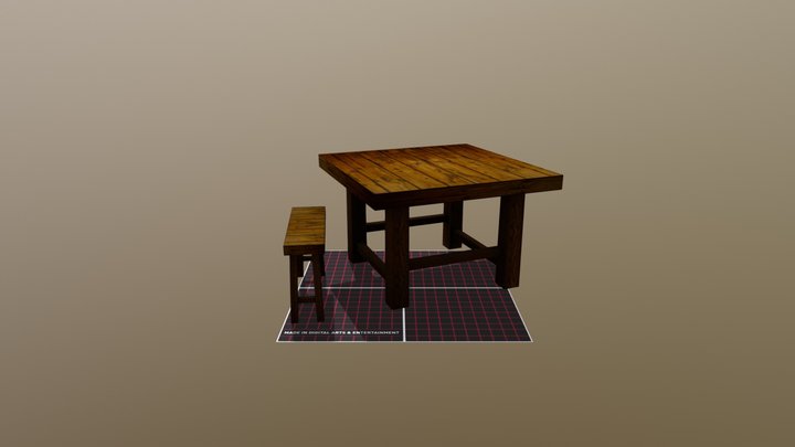 Prop_Table 3D Model