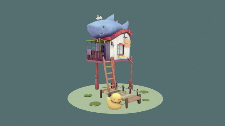 fish hunter 3D Model