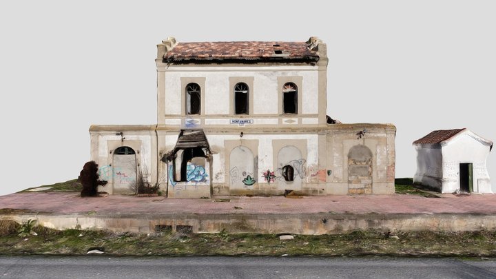 Hontanares de Eresma train station 3D Model