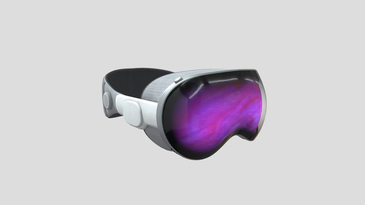 Apple Vision Pro Inspired Headset 3D Model