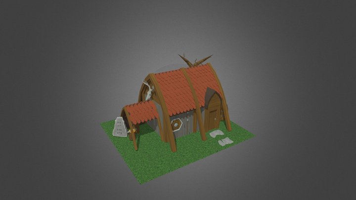 1DAE14_Vandervoort_Tibo_GameArtExam 3D Model