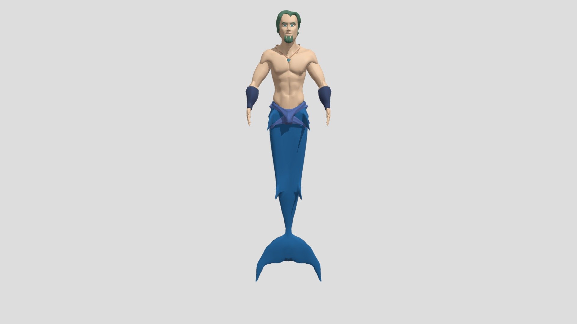 Merman w Speedo - 3D model by neiotik [3a7cbd0] - Sketchfab