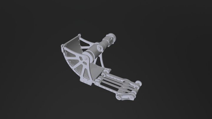 Single Stream Shooter with Conveyor Assembly 3D Model