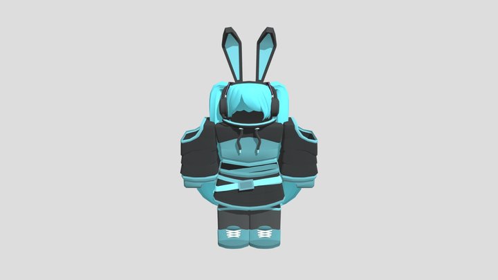 Miku Bunny RBLX 3D Model
