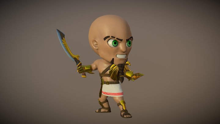 Chibi-Egipcio 3D Model