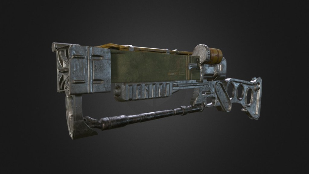 Winter Hand in Project Fallout Laser Rifle Download Free 3D model by Alex Pitt (Pimmo