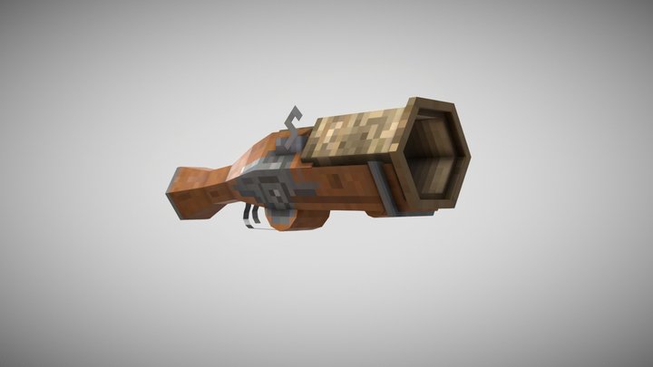 Hand Wheellock Mortar 3D Model