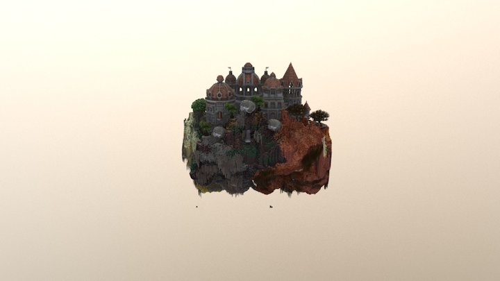 "Alaze Fortress" - Four-themed spawn. 3D Model