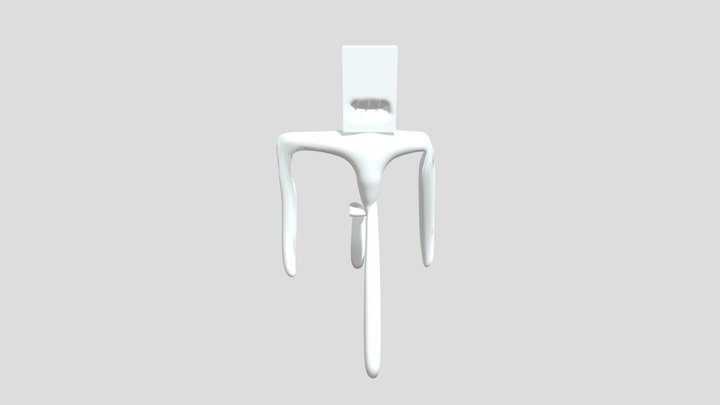 Ice Cream Head 3D Model