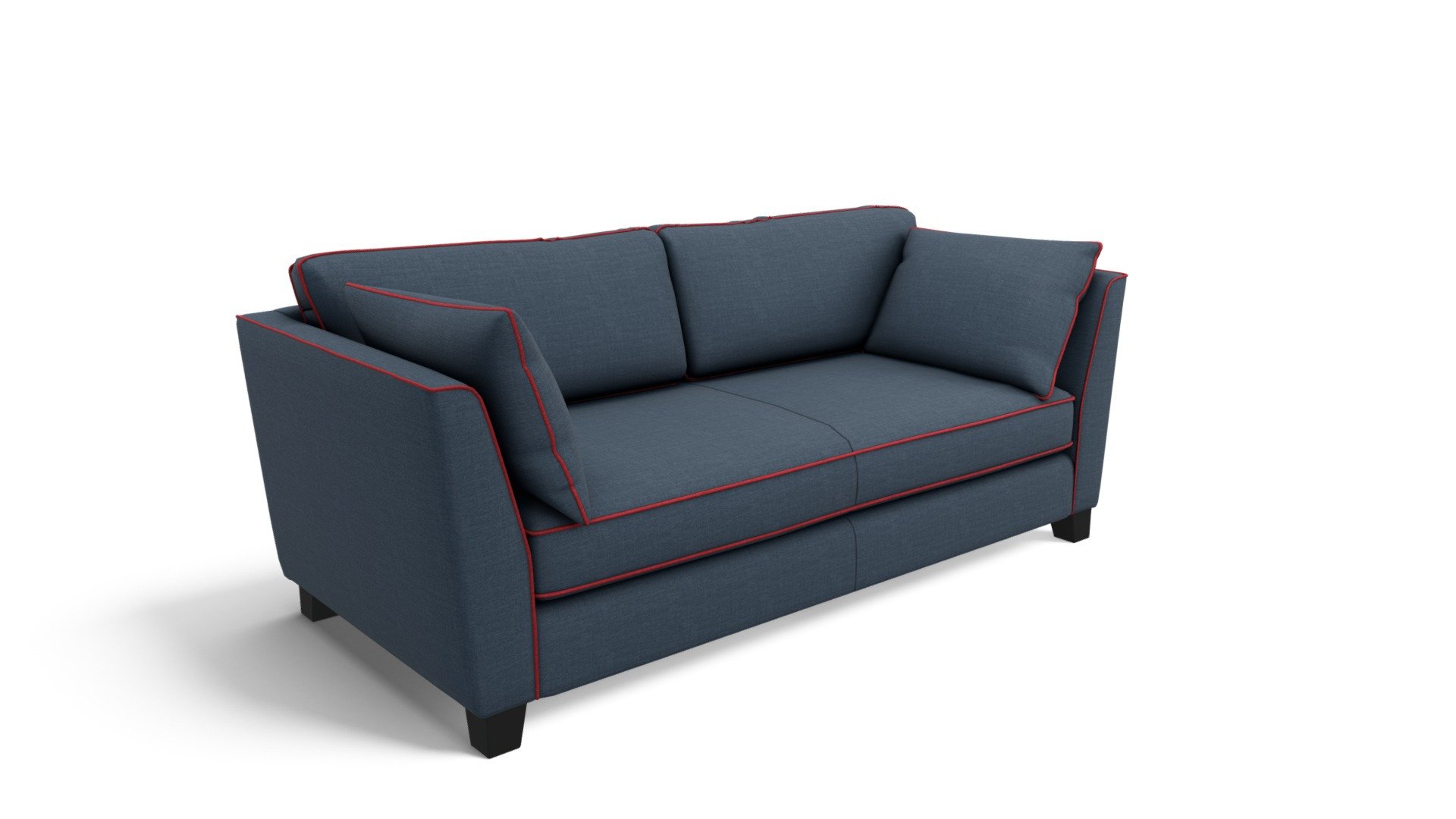 Wolseley 3 Seater Sofa, Memphis Blue