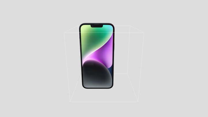 Iphone 14 plus midnight 3D Model