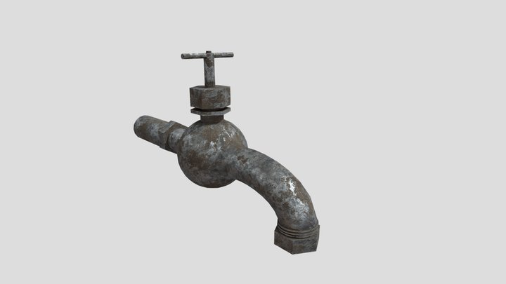Old Faucet 3D Model