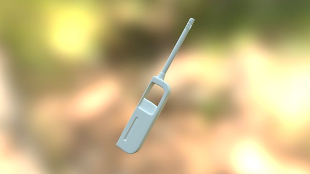 Gun Lighter 3D Model