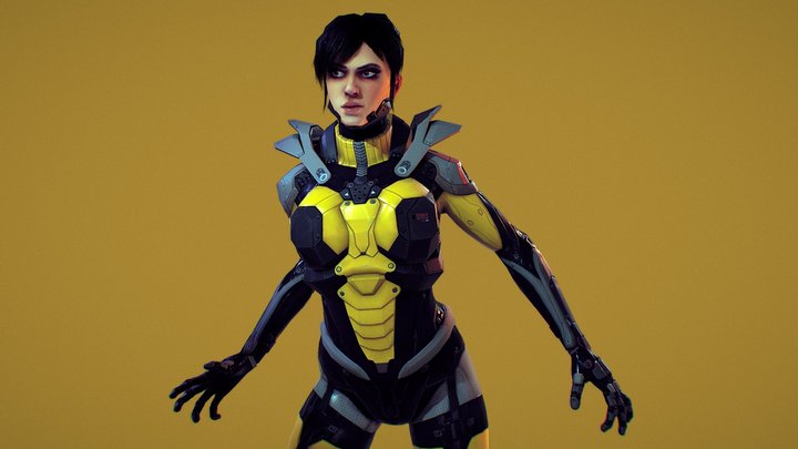 Silk Spectre 3D Model