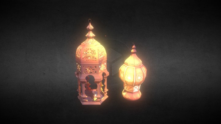 Ornate+lantern+3d+model