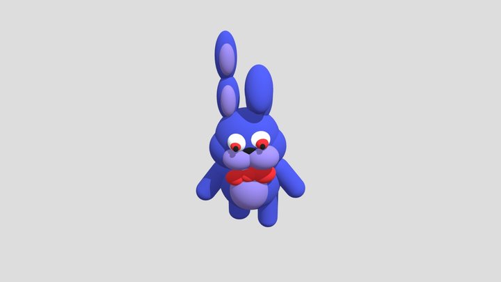 Mi Modelo De Peluche De Bonnie 3D Model