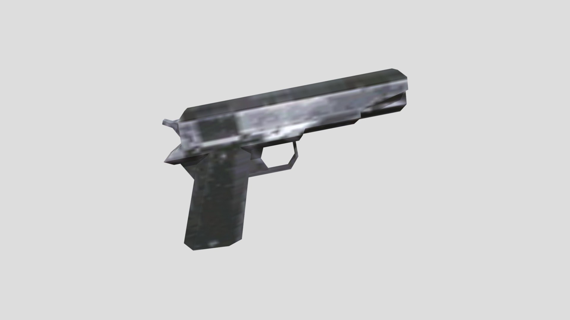 PC Computer - Grand Theft Auto III - Pistol - Download Free 3D model by ...