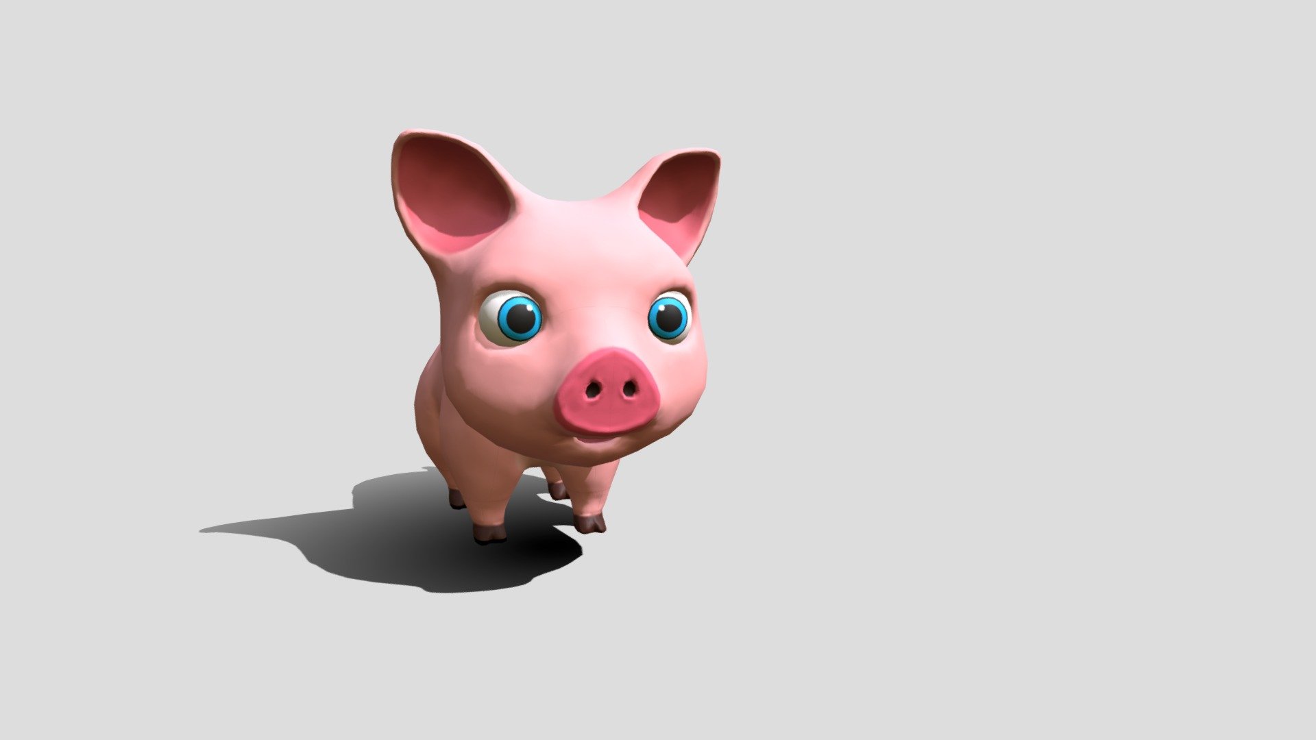 cartoon little pig - Buy Royalty Free 3D model by 3DAnvil (@3DAnvil)  [3a82ee8]