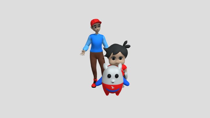 3 CHARACTER Pose 11 3D Model