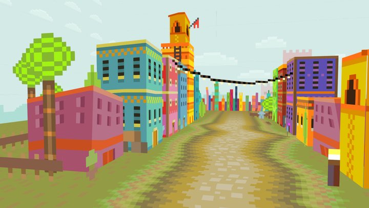 color town 3D Model