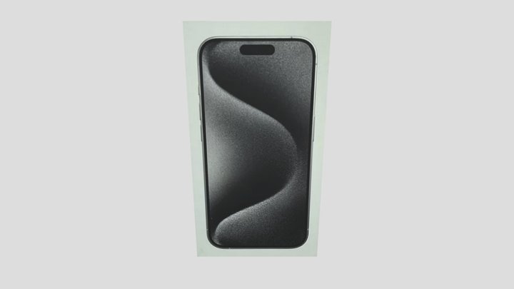 Iphone 15 packaging 3D Model