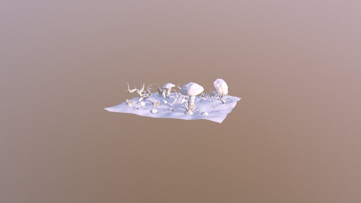 Sci-Fi Dropship 3D Model