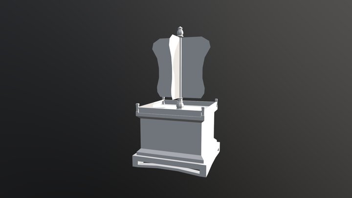 練習-中國古風-古風扇 3D Model