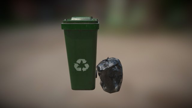 Wheely Bin 3D Model