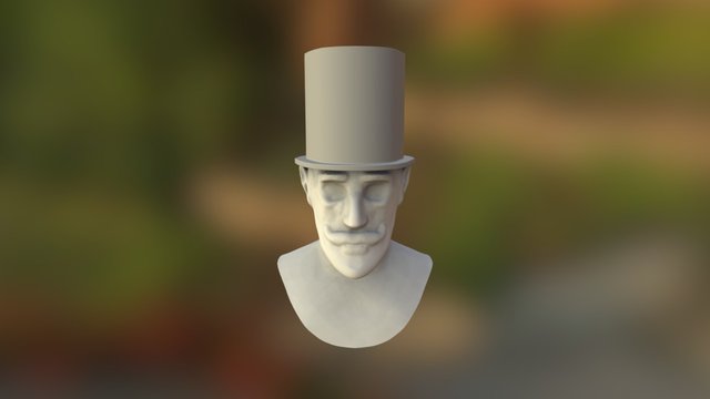 Gentleman Sculpture 3D Model