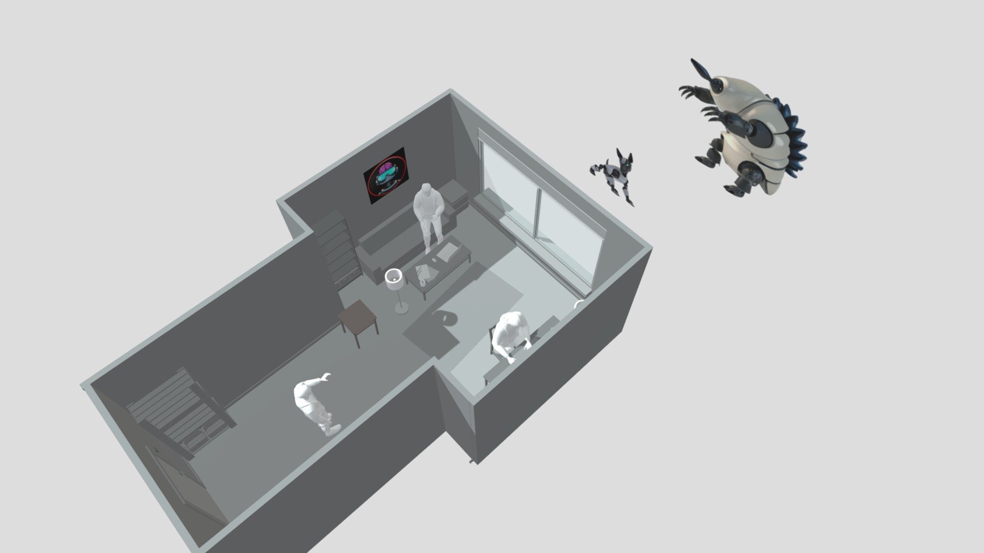 Metaverse Professional Room — Sketchfab embed 3D viewer