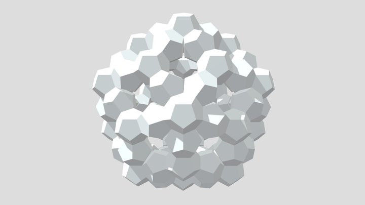 Ball of Mirrored Dodecahedra 3D Model